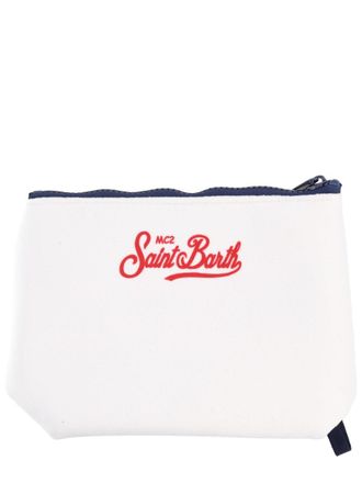MC2 Saint Barth Rubber and Polyester Clutch - White