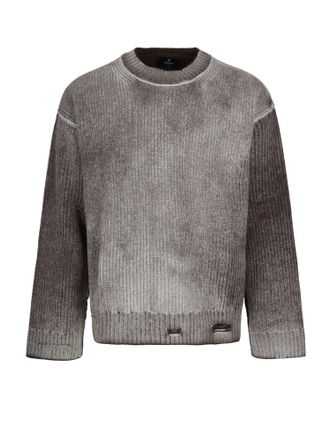 Represent Reversible Wool Sweater With Destroyed Effect-Uomo
