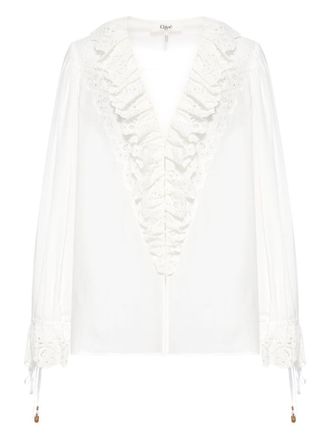 Chlo&eacute; Cotton Voile Top