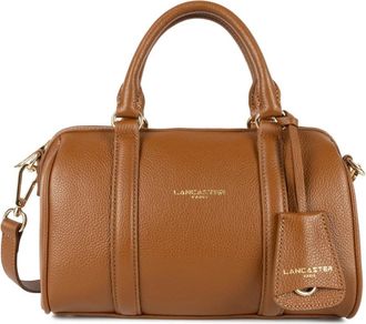 Lancaster Ritssluiting Schoudertas Milano Ana Kameel - Dames - Handtassen - Bruin - ONE Size - Leer - Tassen