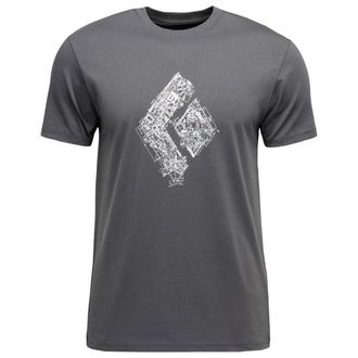 Black Diamond Engineered Diamond S/S Tee T-Shirt f&uuml;r Herren | grau