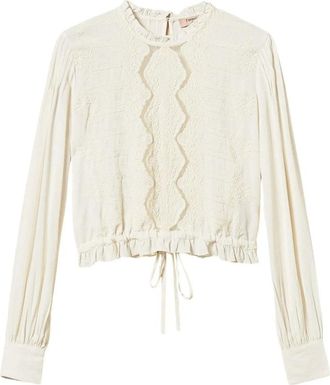Twinset Overhemden, Dames, Wit, L, Blouse