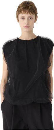 Meimeij Mujer, Camisetas, Negro, Talla: XS