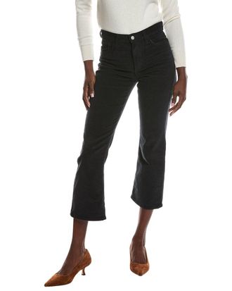 Joe's Joes Jeans Corduroy High Rise Black Rise Crop Bootcut Jean
