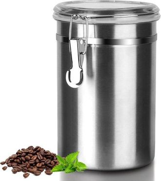 OEM Recipiente De Acero Inoxidable Para Alimentos Con Tapas Transparentes: Herm&eacute;tico, Apilable E Ideal Para Cereales, Aperitivos Y Especias