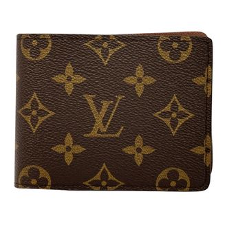 Louis Vuitton Brown Monogram Canvas Wallet (Bi-Fold) (Pre-Owned)