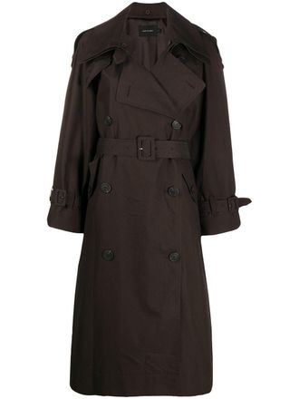 Low Classic Trench doppiopetto - Marrone