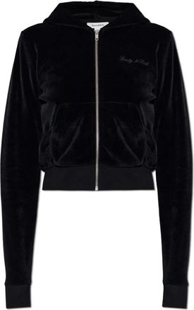 Sporty & Rich Zip-throughs - Dames - Vesten met rits - Zwart - L - Hoodies & sweatvesten