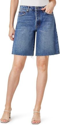 Habitual Easy Long Cutoff Denim Shorts in Lagoon at Nordstrom, Size 30