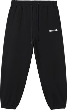 Fingercroxx Pantaloni con logo - Nero