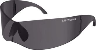 Balenciaga Bb 0299S-001 - unisex - Zonnebrillen - Grijs - ONE Size - Accessoires