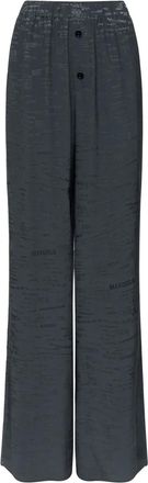 Maison Margiela Pantaloni con bottoni - Grigio