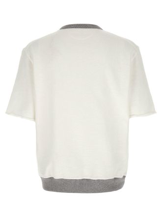 Brunello Cucinelli Cotton-Linen M&eacute;lange Sweatshirt - Off-white
