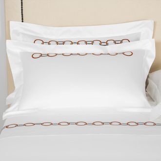Frette Links Embroidered Sham | Frette