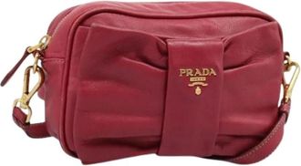 Prada Pre-owned Cross Body Bags, female, Pink, Size: ONE SIZE Pre-owned Vintage Cross Body Bag