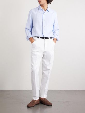 Brunello Cucinelli Hemp, Linen and Cotton-Blend Shirt