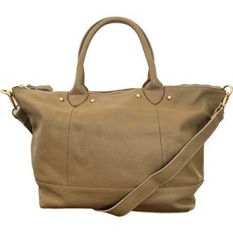 Pink Haley Ellie Handmade Leather Tote in Sand at Nordstrom