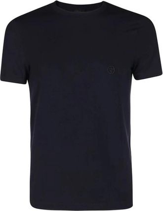 Giorgio Armani T-Shirts - Heren - T-shirts - Blauw - L - Tops