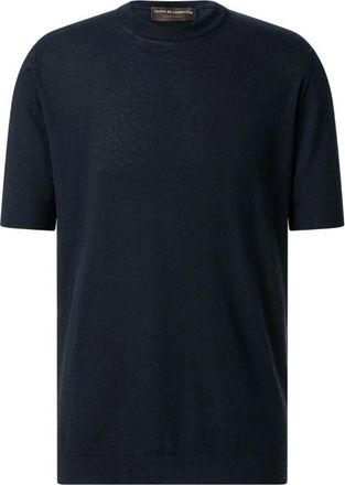 FILIPPO DE LAURENTIIS Round-neck Truien - Heren - Ronde hals truien - Blauw - L - Truien & Vesten