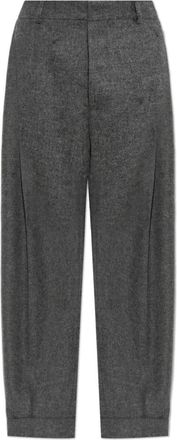 Dsquared2 Wool Broeken - Heren - Nette broeken - Grijs - L - Wol - Broeken