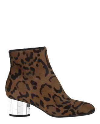 Ferragamo Florrie Faux Leopard Booties