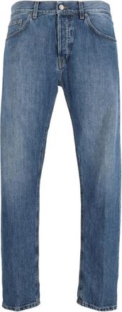 Dondup Icon Straight Jeans - Heren - Regular Fit Jeans - Blauw - W38 - Katoen - Jeans
