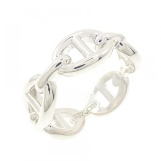 Herm&egrave;s Silver 925 Band Ring (Pre-Owned)