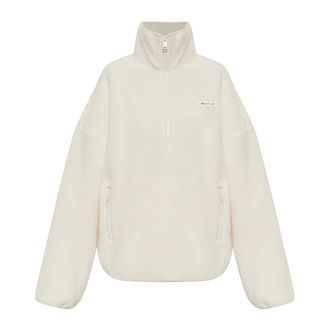 P.E Nation Rotate Quarter Zip - Dames - Fleece jassen - Beige - L - Polyester - Fitness