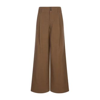 Chloé Mujer, Pantalones, Marrón, Talla: S