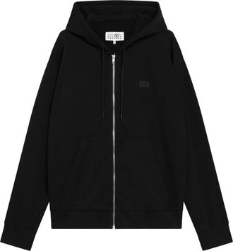 Maison Margiela Sweatjack - Heren - Vesten met rits - Zwart - M - Hoodies & sweatvesten