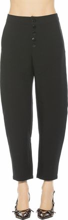 Alexia Admor Hollis Barrel Pants in Black at Nordstrom, Size 12 26