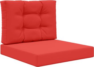 vidaXL Coj&iacute;n Para Sof&aacute; De Exterior Poli&eacute;ster Rojo 60 X 60 Cm Vidaxl