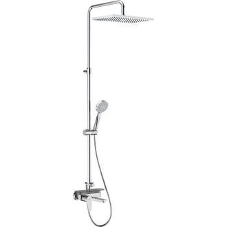 Roca Roca - A5a9c90c00 Even-m Columna Ba&ntilde;o Ducha Monomando Con Repisa Cromo - Ref: A5a9c90c00