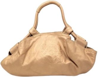 Loewe Pre-owned Aire Handbag - Dames - Vintage Handtas - Beige - ONE Size - Leer - Vintage