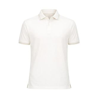 Emporio Armani Cotton Polo Shirt - Heren - Polos - Wit - 3XL - Katoen - Tops
