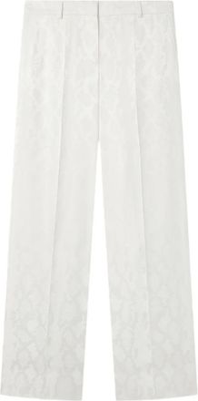 Stella McCartney jacquard trousers - White