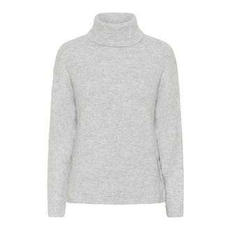 Cream Coltruien - Dames - Coltruien - Grijs - XS - Leer - Truien & Vesten