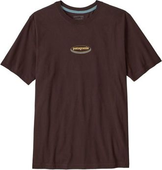 Patagonia 95 Oval Logo T-Shirt T-Shirt f&uuml;r Herren | braun