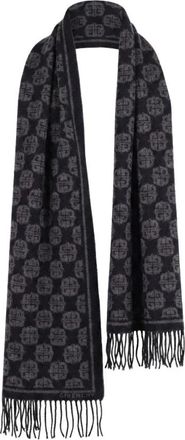 Givenchy Sjaal Parijs van Wol - unisex - Wintersjaals - Zwart - ONE Size - Wol - Accessoires