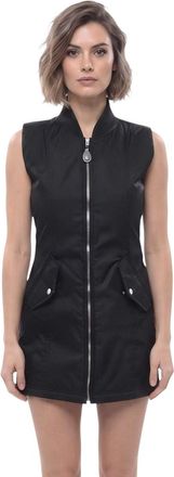 Gucci Black Solid Mini Dress