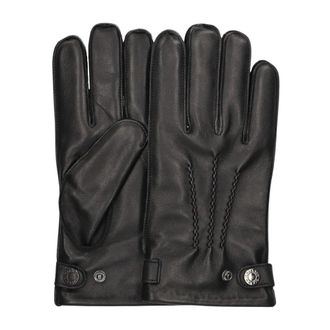 Gianni Chiarini Hertenleren Handschoenen - unisex - Accessoires - Zwart - Maat: L Leer