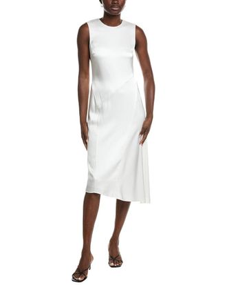 Theory Angled Seam Midi Dress