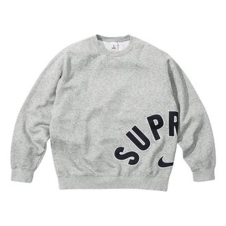 SUPREME x Nike Arc Crewneck Grey Black SUP-SS22-824