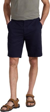Mountain Warehouse Woods Mens Chino Shorts - Lightweight, Breathable, UPF 50+, Lots of Pockets Short Pants - for Beach, Walking, Hiking & Outdoors Navy Mens W28