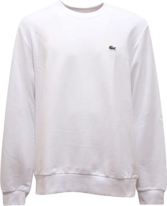 Lacoste Felpa Classic Fit Sweatshirt - Heren - Sweatshirts - Wit - XL - Katoen - Hoodies & sweatvesten