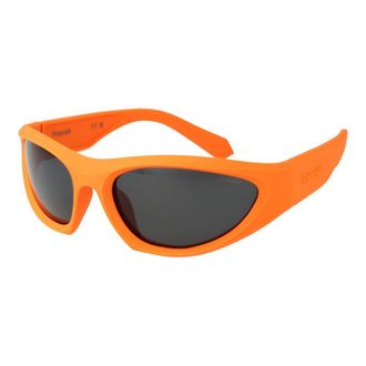 Polaroid Unisex Orange Plastic Sunglasses - One Size