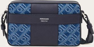 Ferragamo Uomo Borsa a tracolla Ferragamo Monogram Blu