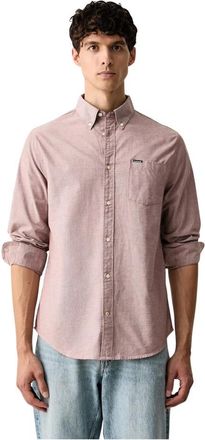Barbour Marsden Tailored Shirt - Heren - Casual Overhemden - Roze - XL - Katoen - Overhemden
