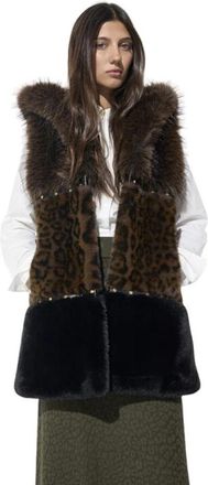 Lola Casademunt Anpachi Jasje - Dames - Bodywarmers - Bruin - M - Jassen