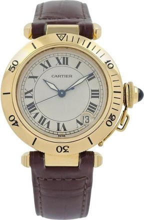 Cartier Pre-owned Cartier Pasha De Cartier Automatic Brown Dial Unisex Watch 1035